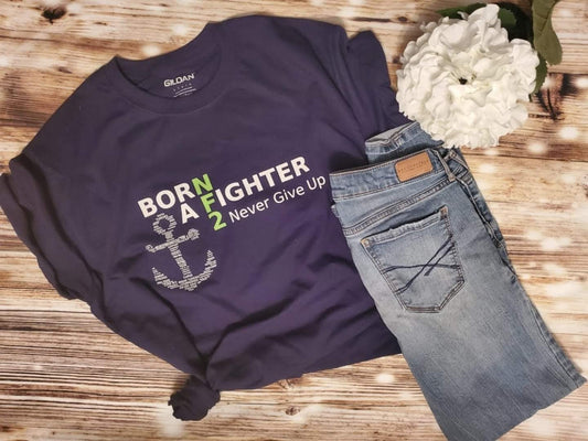 Born a Fighter NF2 Awareness T-Shirt