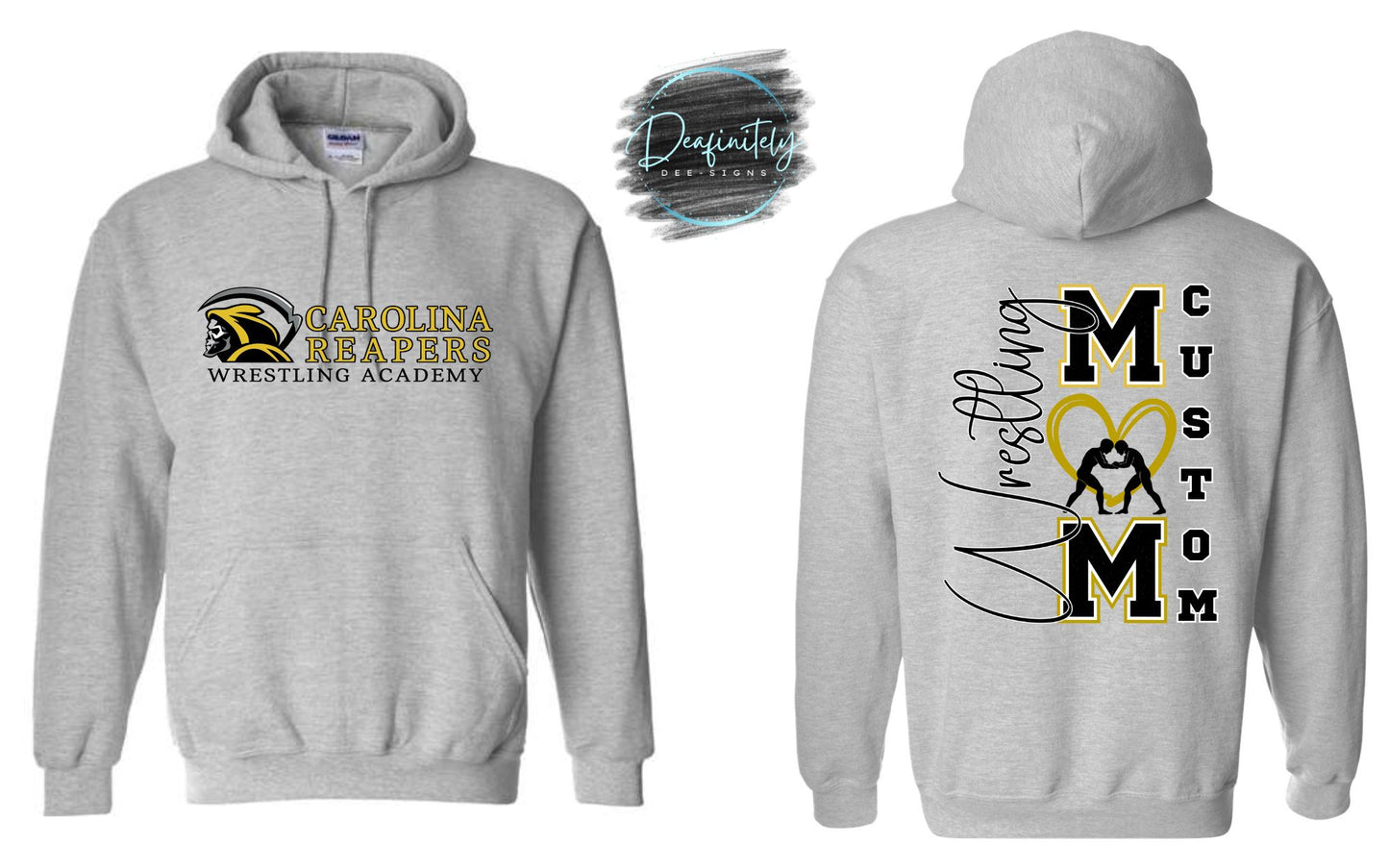 Carolina Reapers Wrestling Mom Hoodie