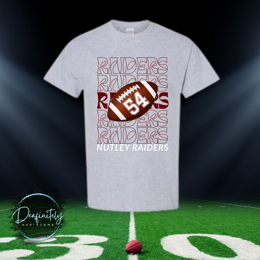 Custom Player's Number Raider's T-Shirt