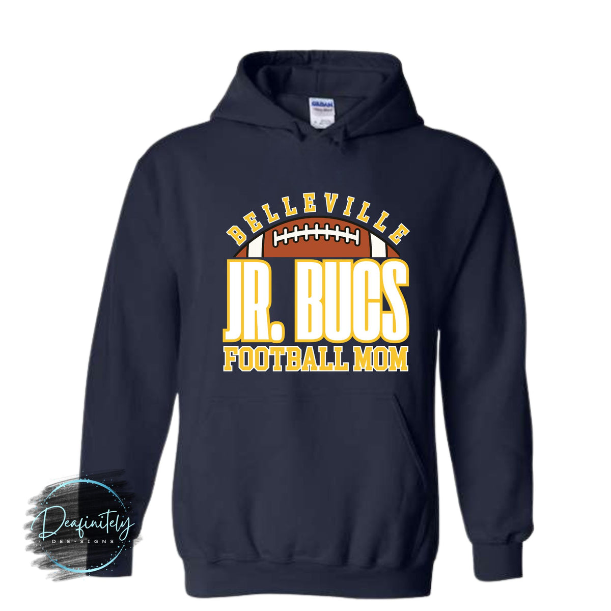 Jr. Bucs Custom Football Mom Hoodie