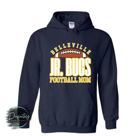 Jr. Bucs Custom Football Mom Hoodie