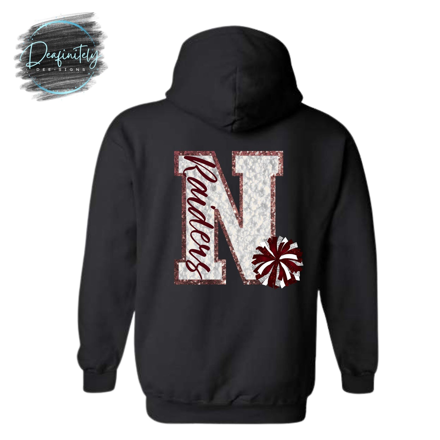 Custom Nutley Faux Glitter Hoodie