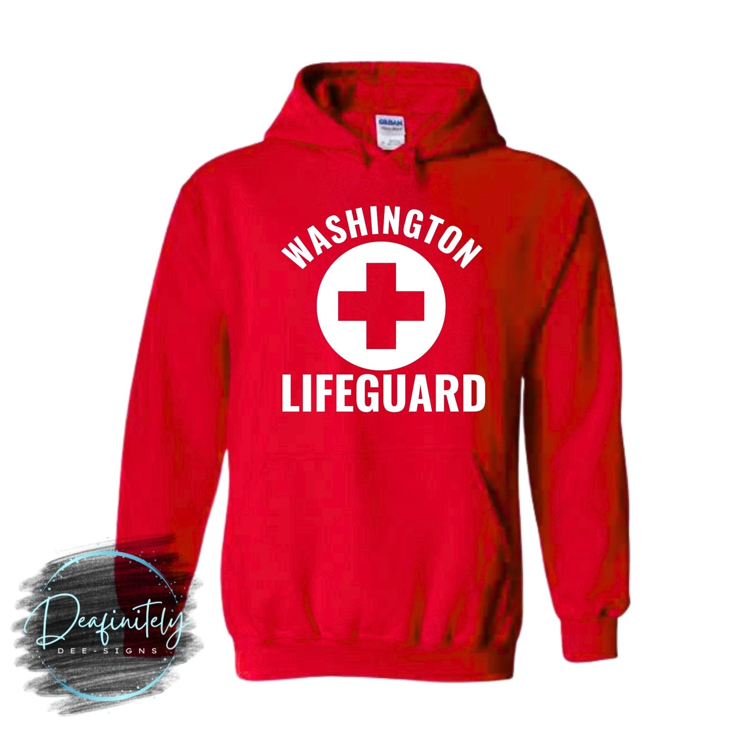 WASHINGTON LIFEGUARD HALLOWEEN TEE OR HOODIE