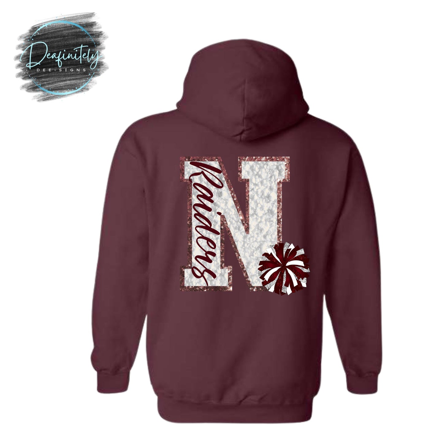 Custom Nutley Faux Glitter Hoodie