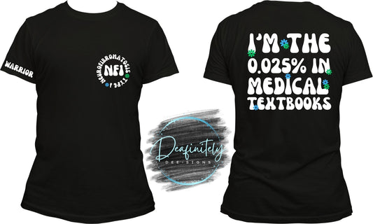 Rare Disease Tee NF1 and NF2