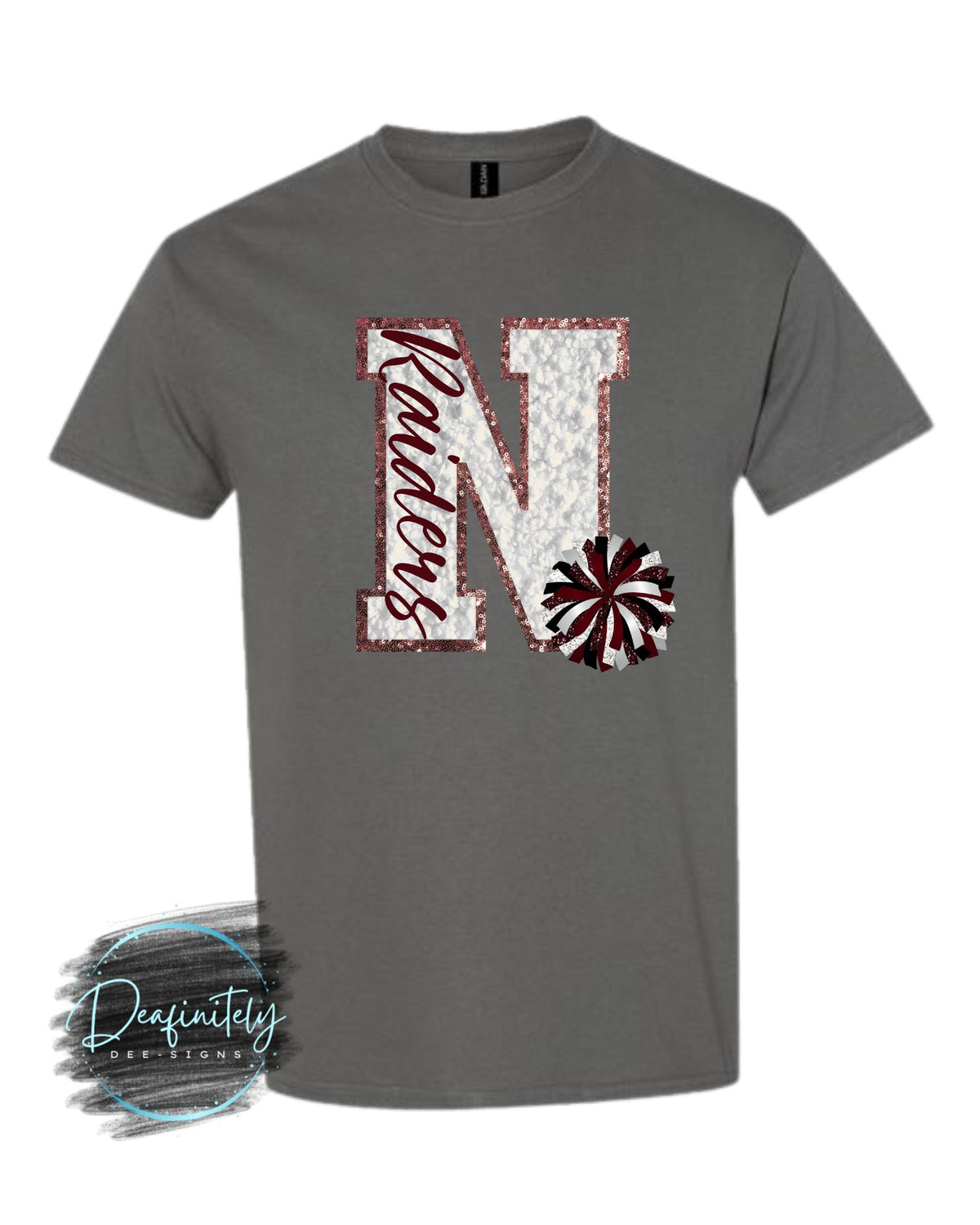 Nutley Raider's Faux Glitter Cheer T-Shirt