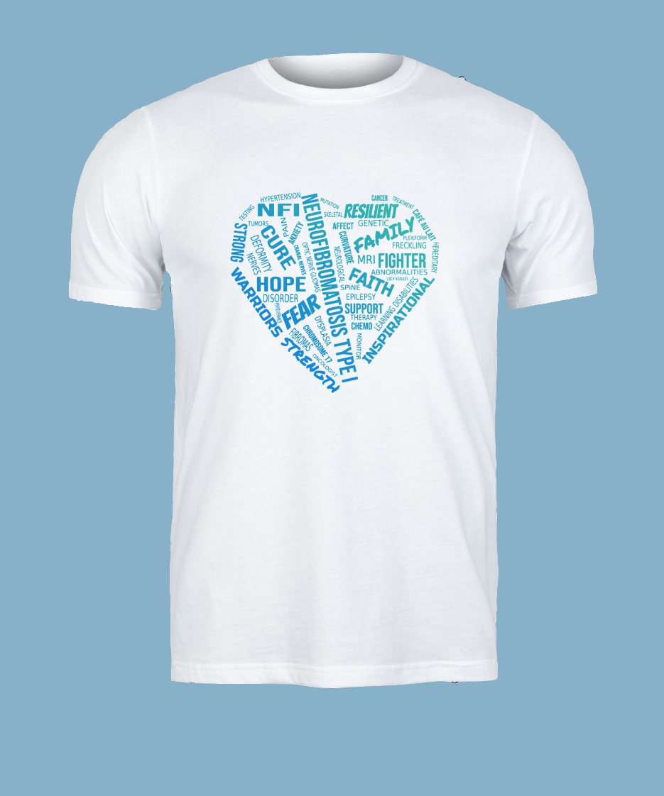 Words in My Heart T-Shirt for NF1