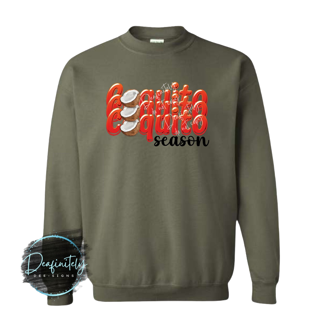 Coquito Season Crewneck Sweatshirt