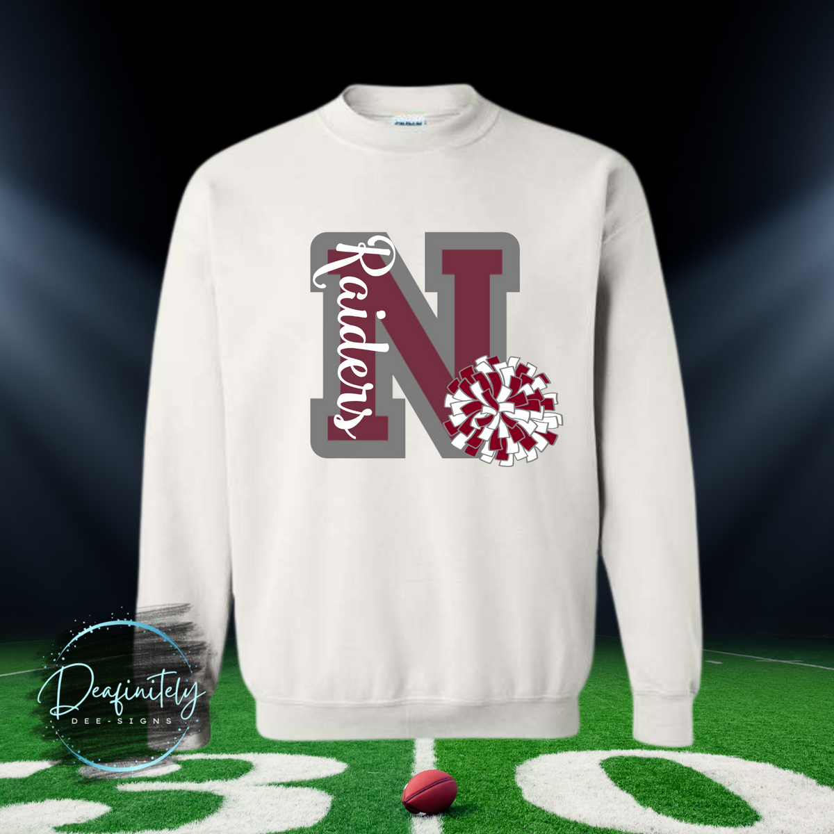 Nutley "N"  Raider's Cheer Hoodie