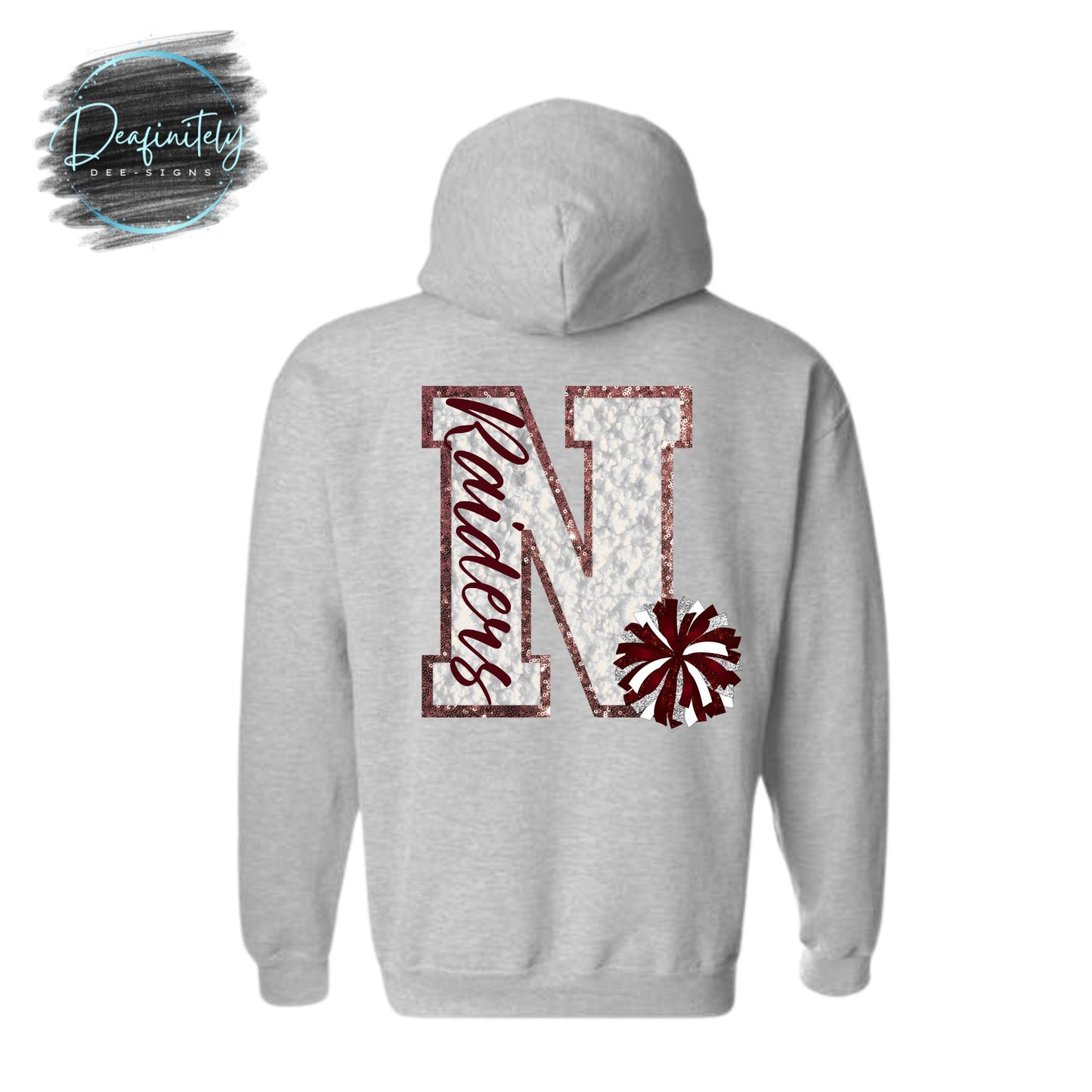Custom Nutley Faux Glitter Hoodie